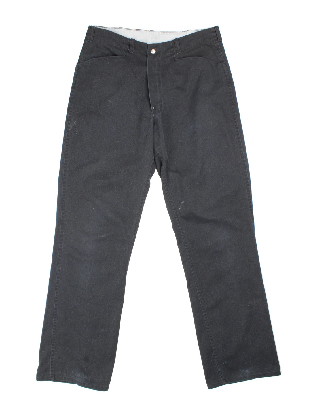 Ben Davis Work Trousers in black colourway with multiple pockets and the logo embroidered on the back.