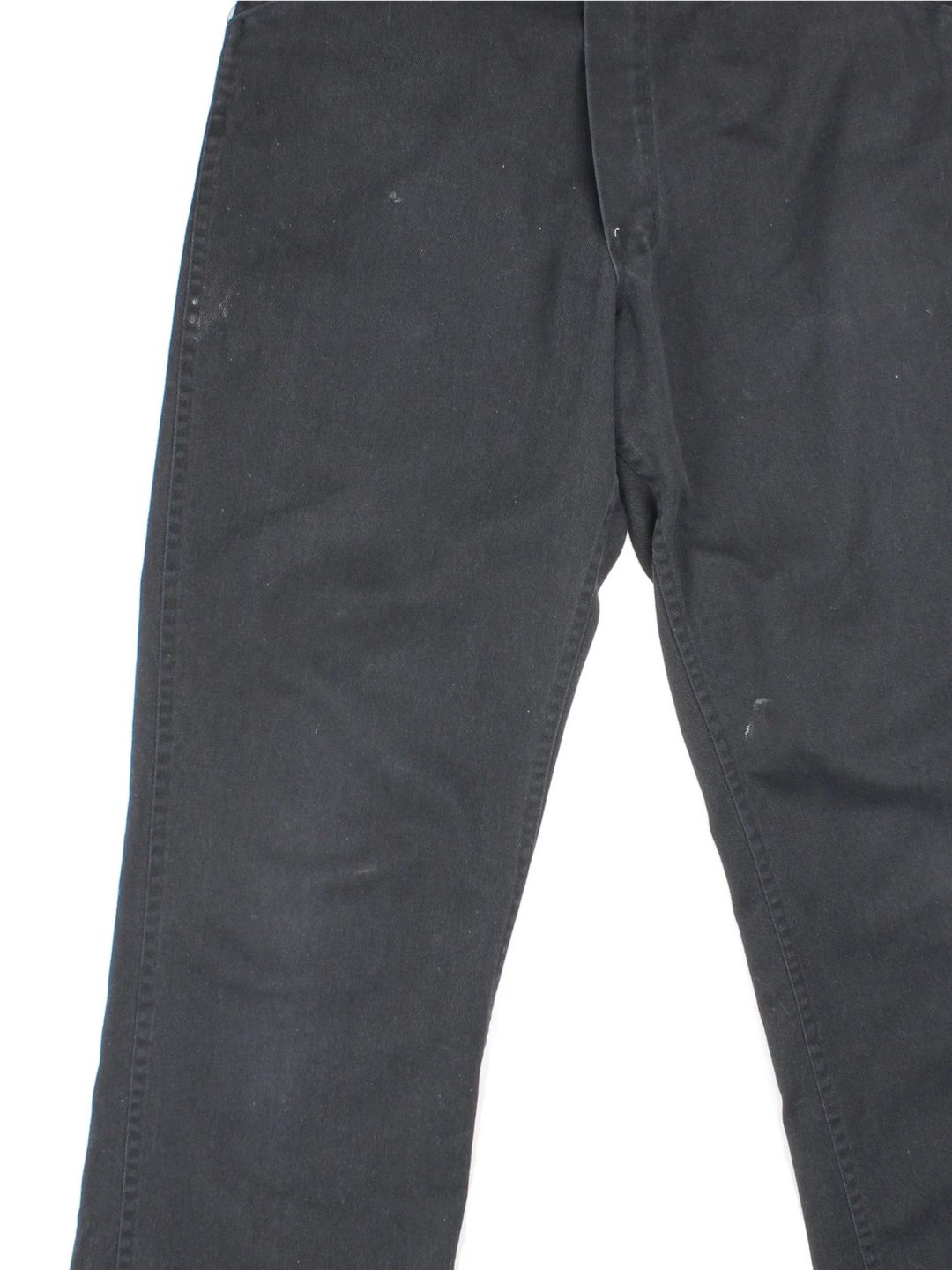 Ben Davis Work Trousers in black colourway with multiple pockets and the logo embroidered on the back.