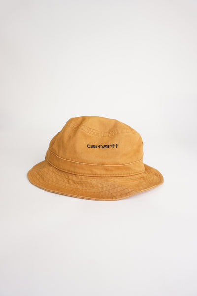 "Hamilton Brown" Carhartt Work In Progress bucket hat with embroidered logo on the front.  good condition