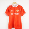 1990-91 Manchester United Home Football Shirt 90s Adidas Red Rare Classic Kit