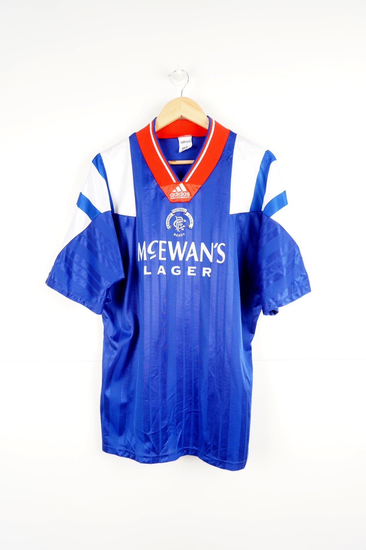 Rangers 1992 1994 adidas football shirt Soccer Jersey 42'' - 44