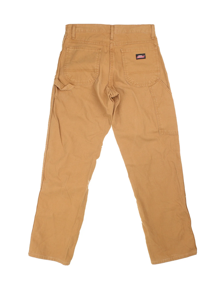 Dickies Carpenter Jeans in tan colourway with multiple pockets and the logo embroidered on the back.