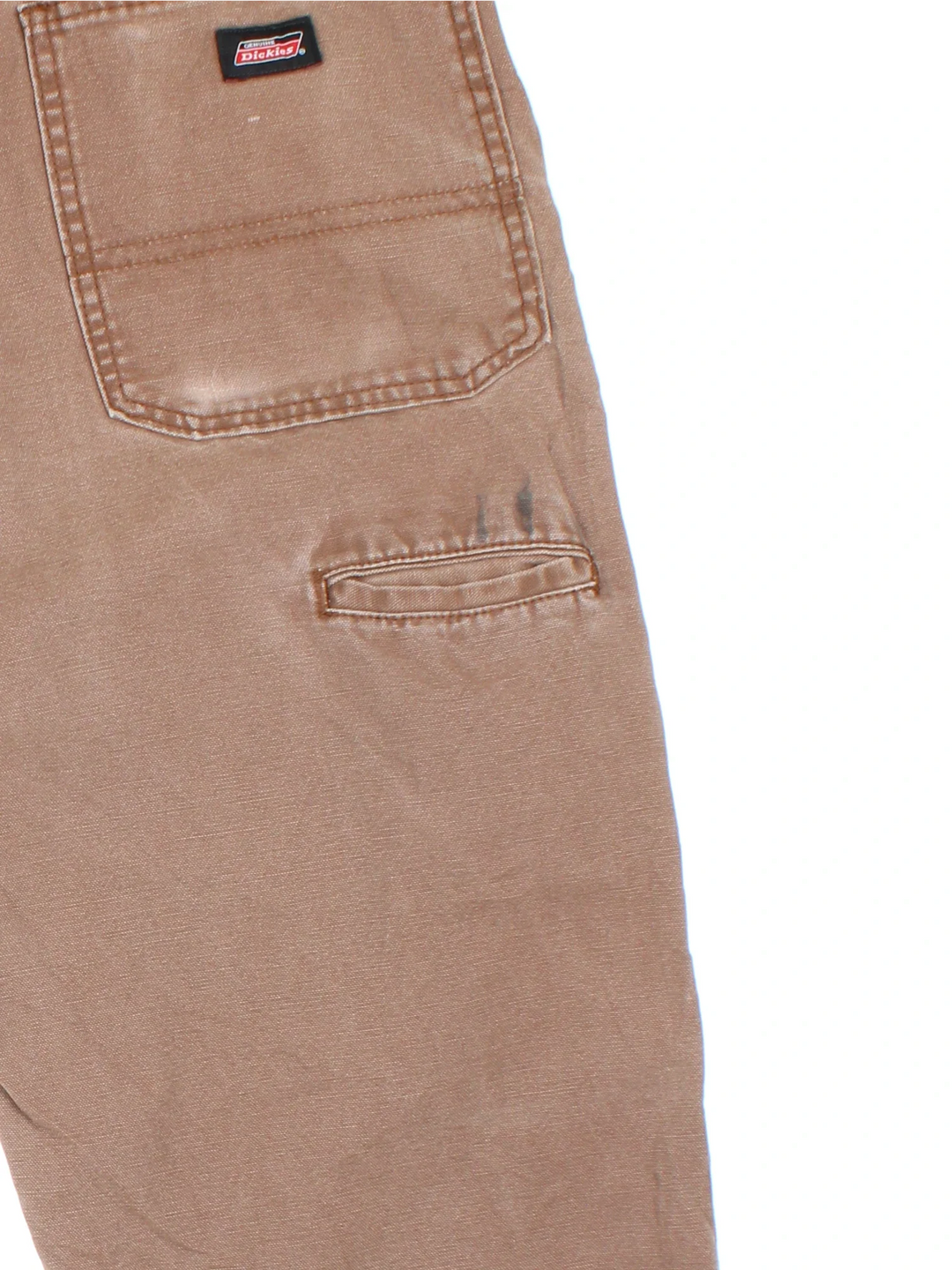 Dickies Carpenter Jeans in brown colourway with multiple pockets and the logo embroidered on the back.