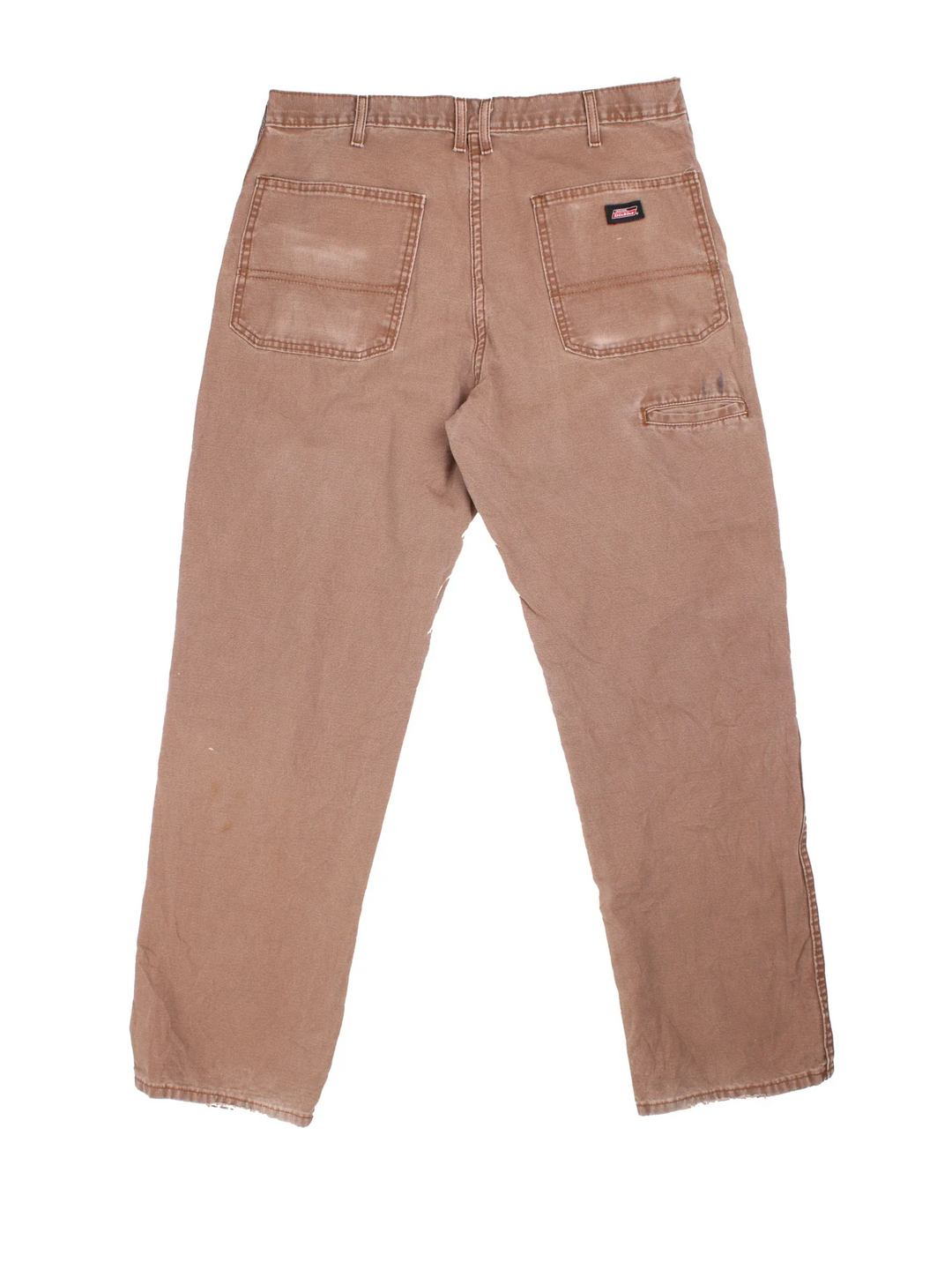 Dickies Carpenter Jeans in brown colourway with multiple pockets and the logo embroidered on the back.