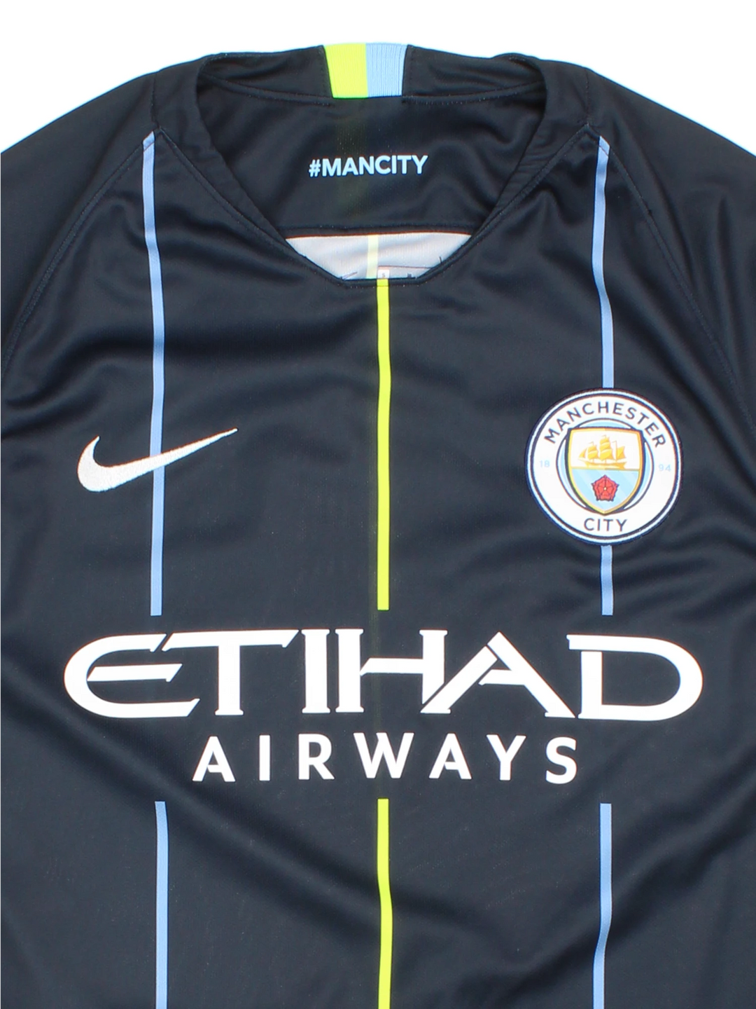 Manchester City 2018-19 Nike Away Football Shirt (Size S)