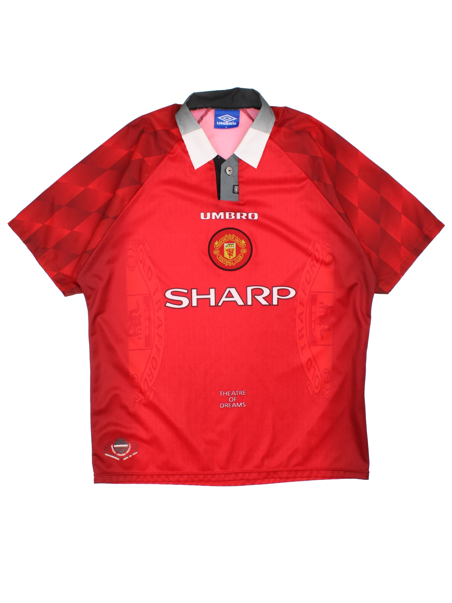 Manchester United 1996-98 Umbro Football Shirt (Size XL) – VintageFolk