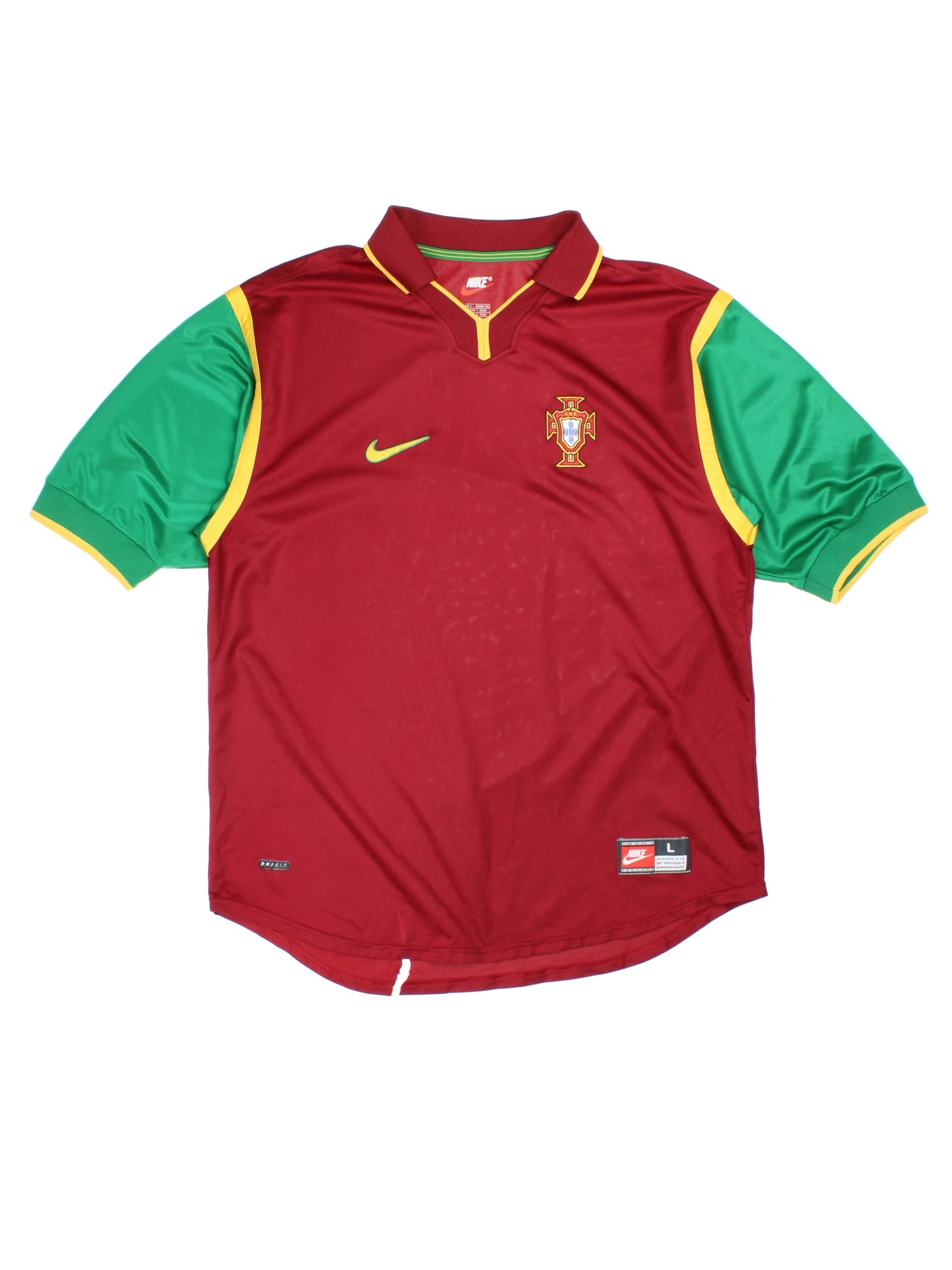 Nike Portugal Home Shirt 1999-00 (Size L) – VintageFolk