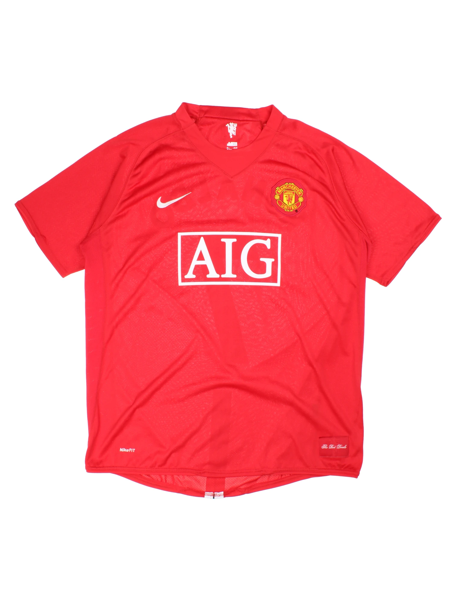 Manchester United 2007-2009 Ronaldo #7 Football Shirt (Size XL
