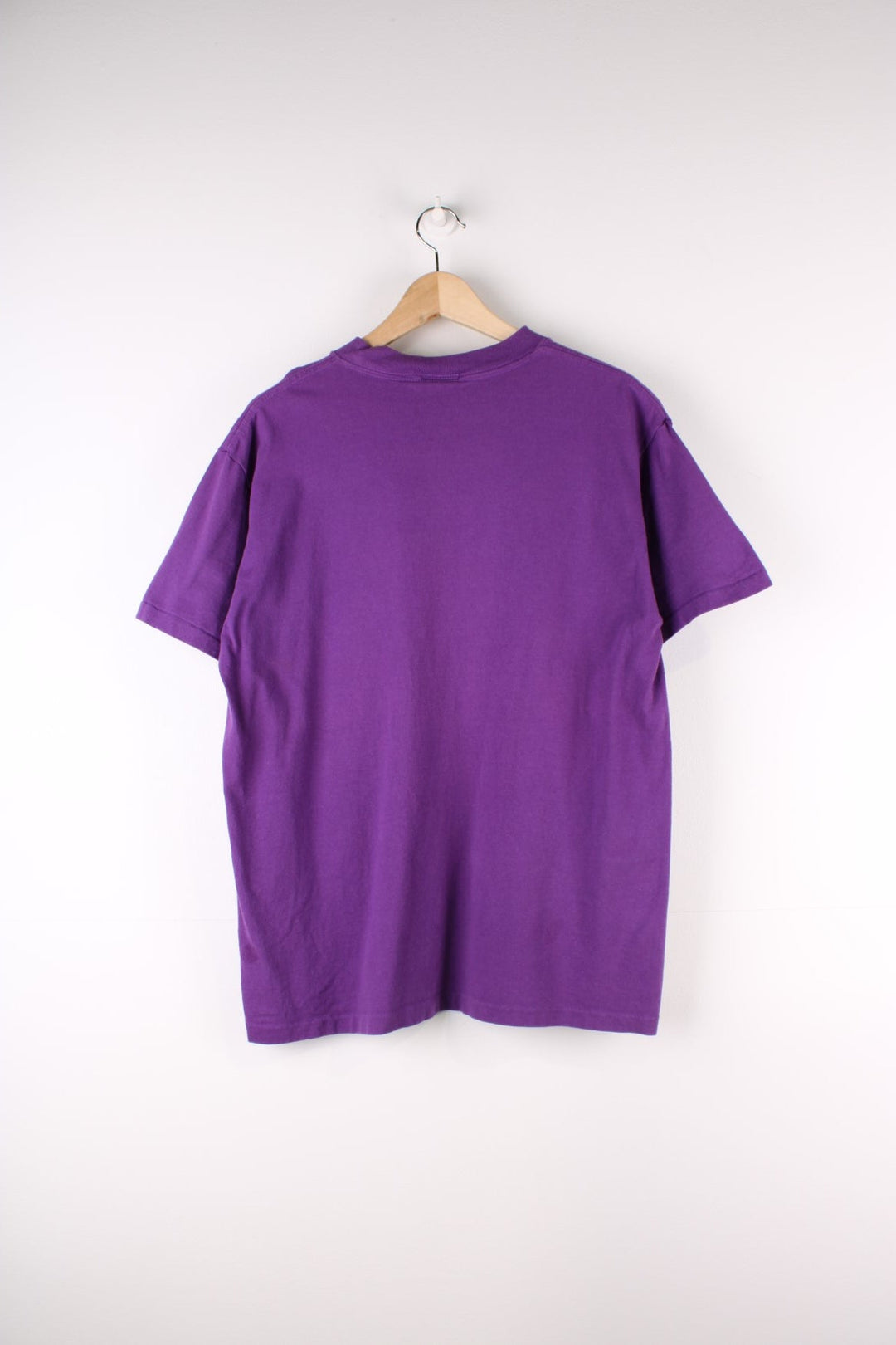 Vintage Bull Riders Only Graphic Single Stitch T-Shirt in a purple colourway with the Bull Riders Only spell out and graphic printed on the front.