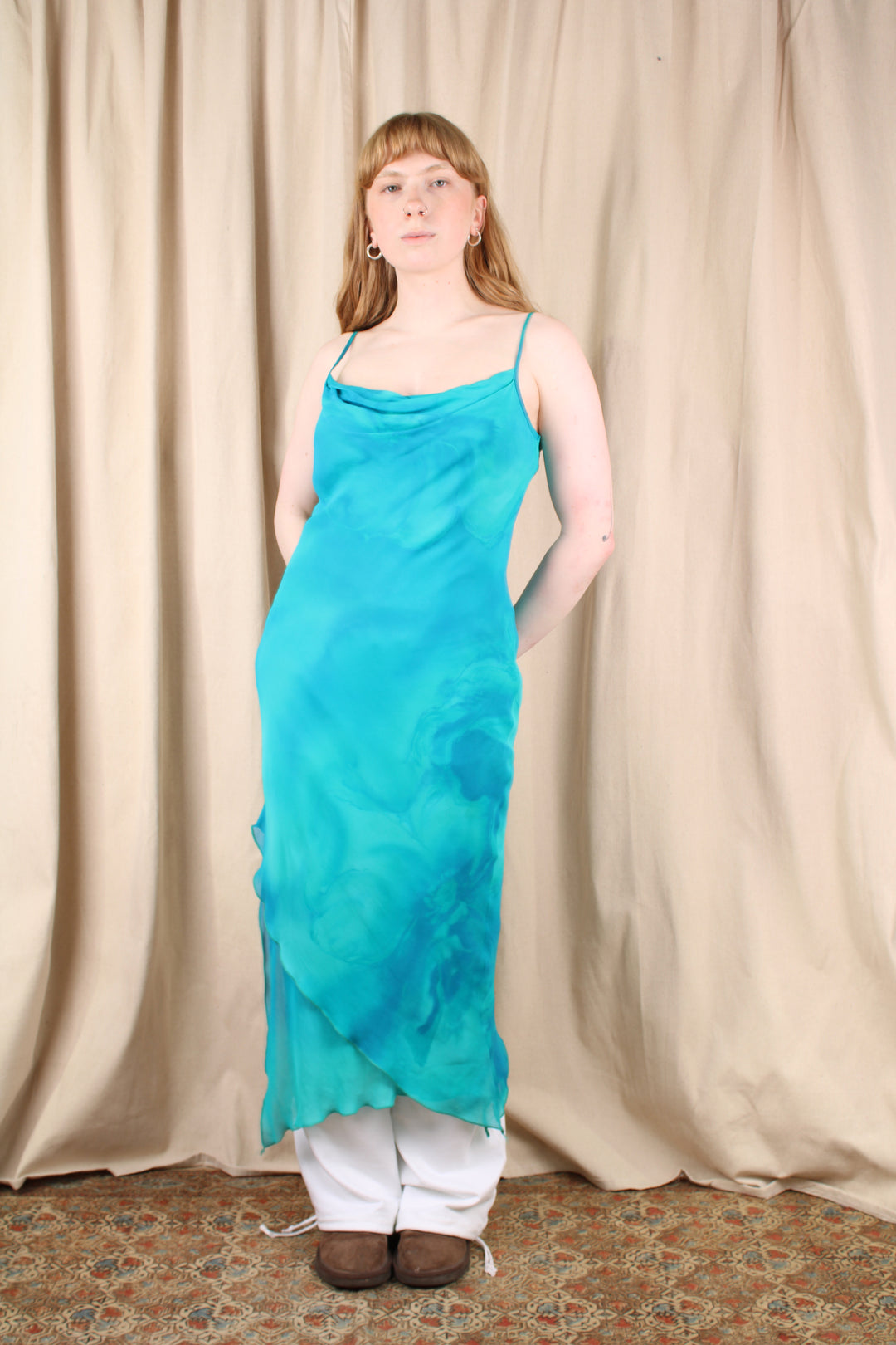 Dorothy Perkins Midi Dress (Size M)