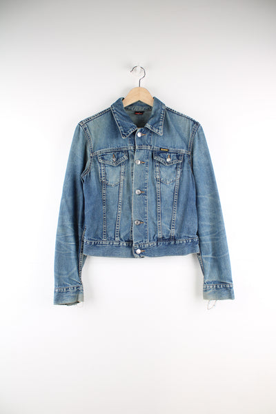 Vintage Diesel button up trucker style denim jacket with pockets 