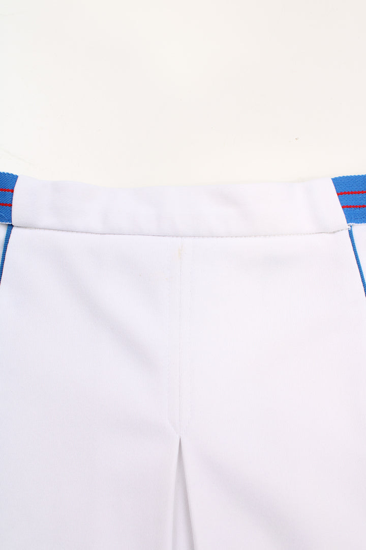 Vintage Slazenger Challenge 2000 Tennis white tennis skirt with embroidered golden logo on the hem