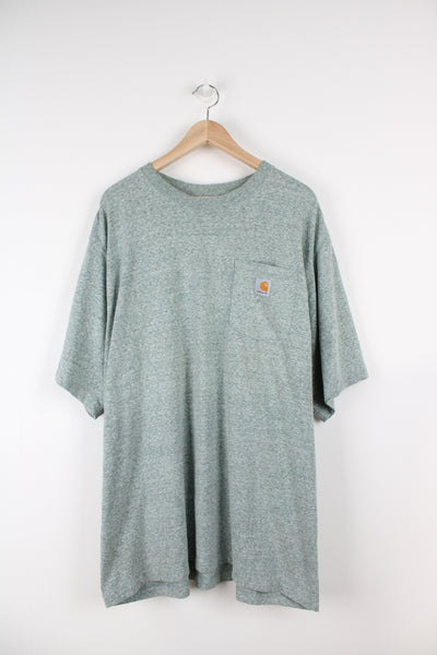 Carhartt original fit t-shirt with a chest pocket and embroidered logo
