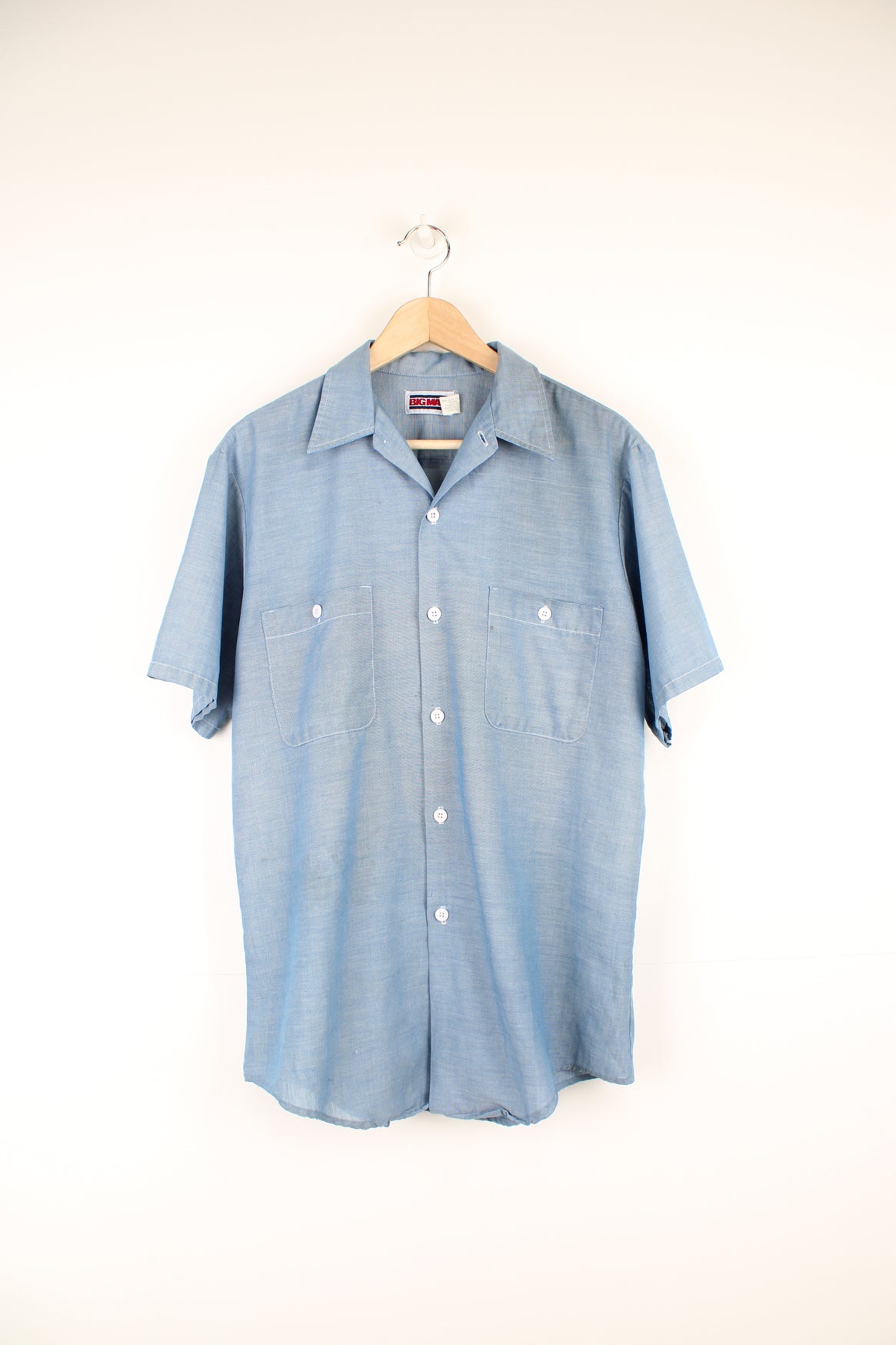 トップス 50s \"BIG MAC\" Cotton Work Shirt 50's BIG MAC SALT AND PEPPER CHAMBRAY WORK SHIRT – Swimmers