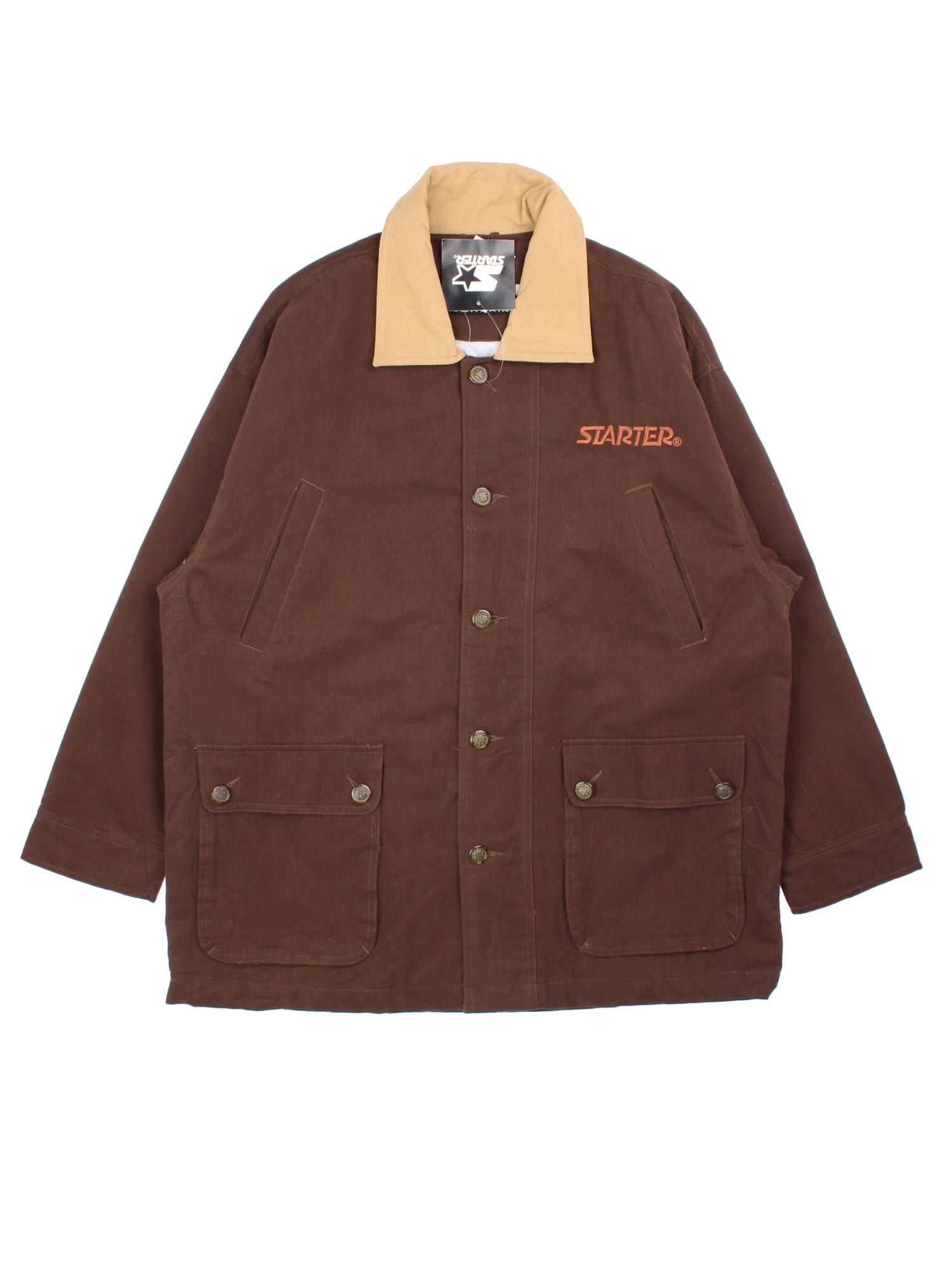Blouson Starter 'Rugged Terrain' - Marron - Taille L - Parfait Pour L'aventure En Plein Air