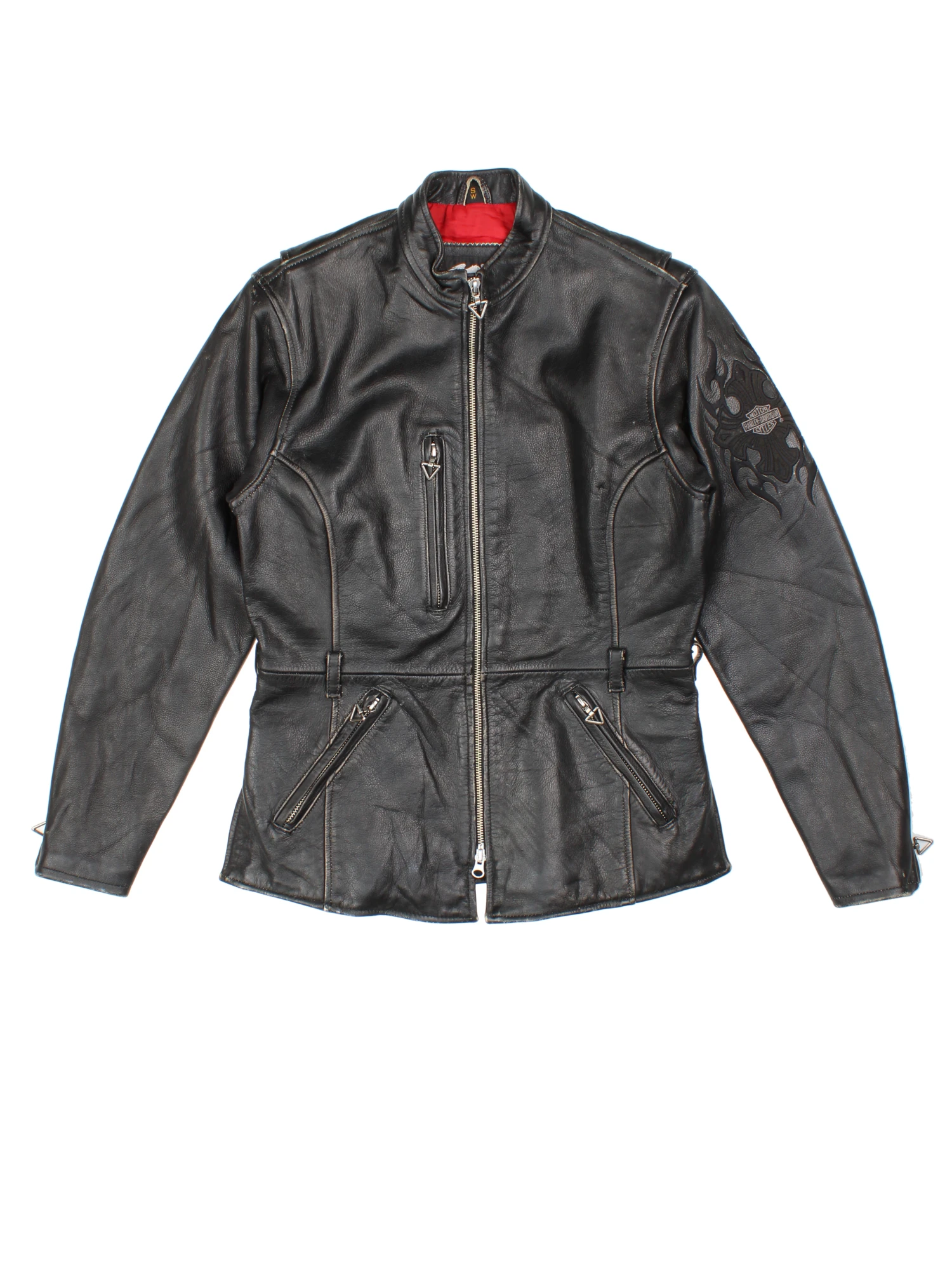 ジャケット・アウター HARLEY DAVIDSON LEATHER conchoTee size L HARLEY-DAVIDSON Men's Leather Jacket Biker Motorcycle Jacket