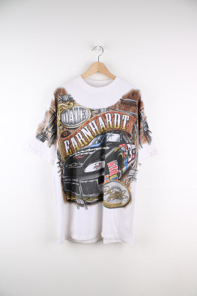 Vintage Dale Earnhardt all over print graphic t-shirt by Chase Authentic's 