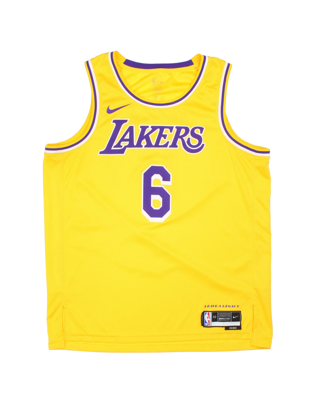 Los Angeles Lakers Lebron James #6 NBA Jersey (Size XL)