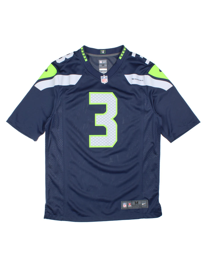 Seattle Seahawks Wilson #3 NFL Jersey (Size M)