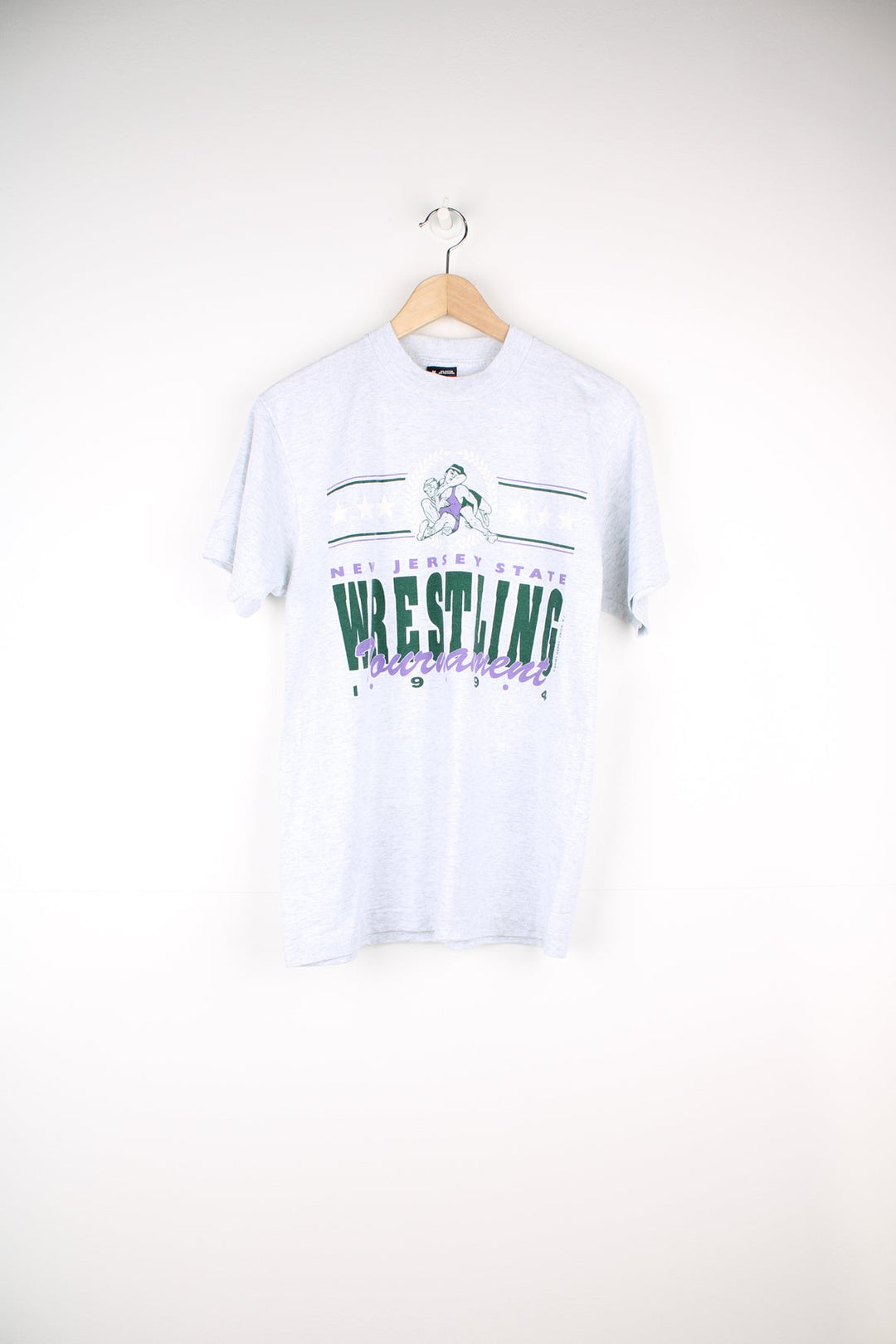 Vintage New Jersey State Wrestling Tournament 1994 single stitch T-Shirt.