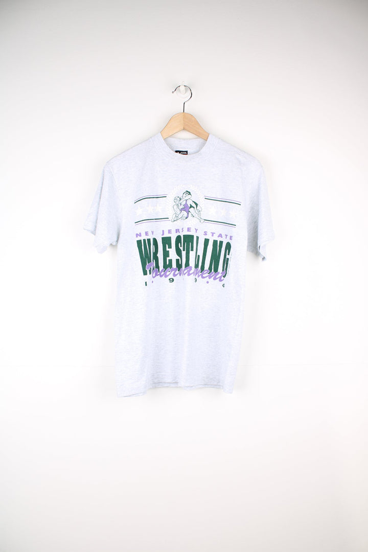 Vintage New Jersey State Wrestling Tournament 1994 single stitch T-Shirt.