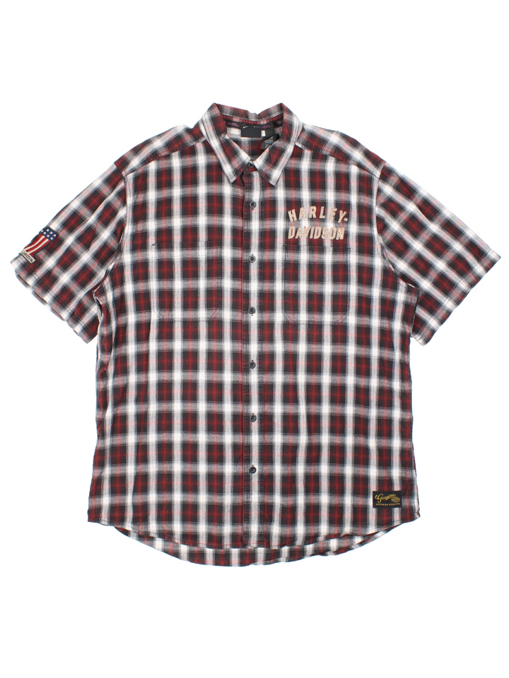 Harley-Davidson Plaid Shirt (Size XXL)