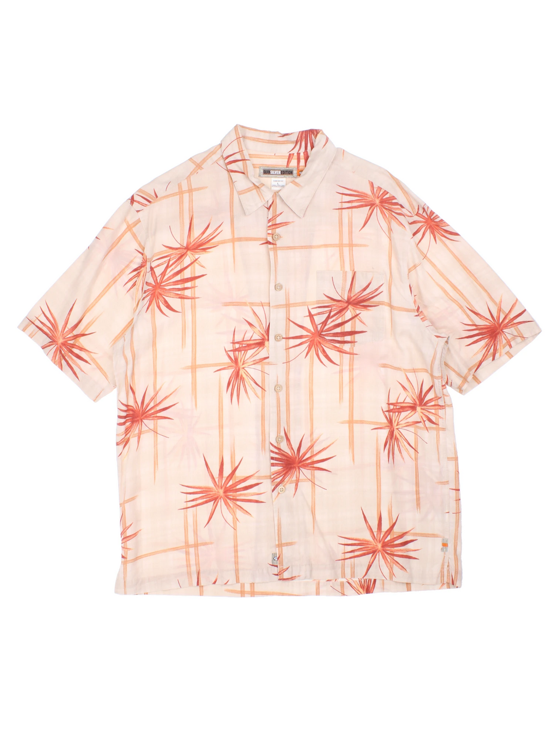 Quiksilver Floral Hawaiian Shirt (Size S)