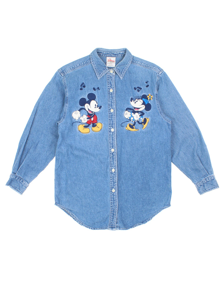 Vintage Disney Mickey & Minnie Mouse Shirt (Size S)