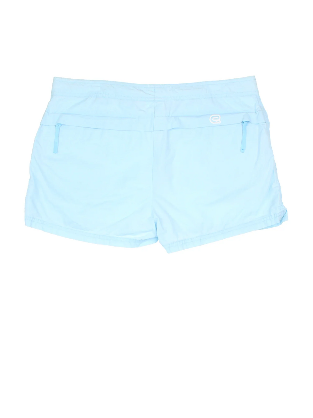 Vintage Y2K Ellesse shorts in blue colourway with multiple pockets, drawstring waist and the logo printed on the front and back.