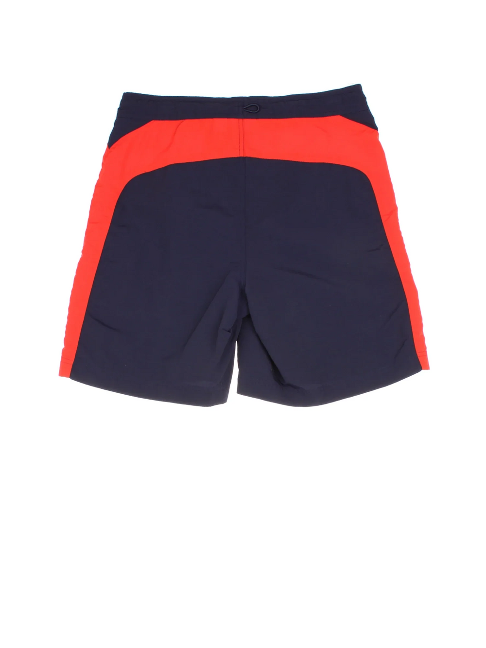 Vintage Puma shorts in blue/red colourway with lace up fastening and the logo embroidered on the front.
