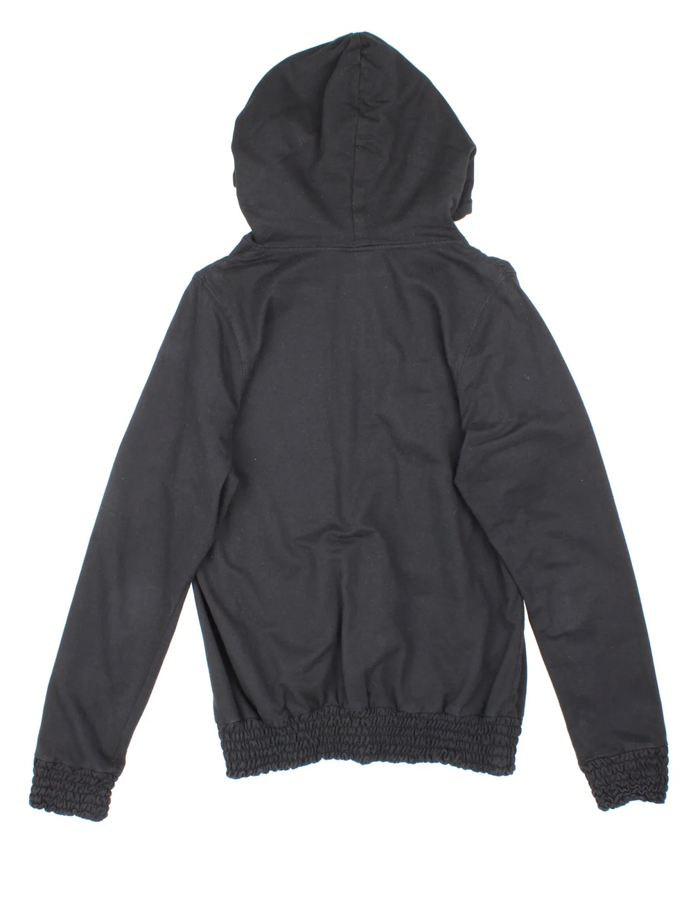 Y2K Rock My Soul Sequin Hoodie in a black colourway with sequin logo on the front and full zip.
