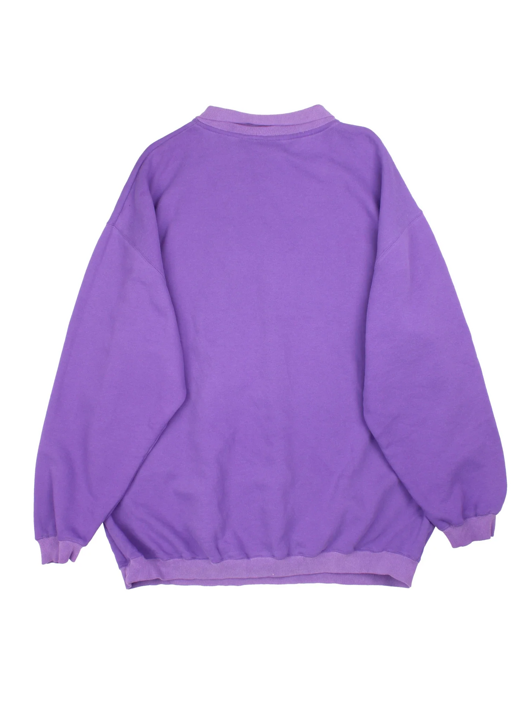 Disney Pooh Sweatshirt in a purple colourway, with collar and embroidered Pooh detail.