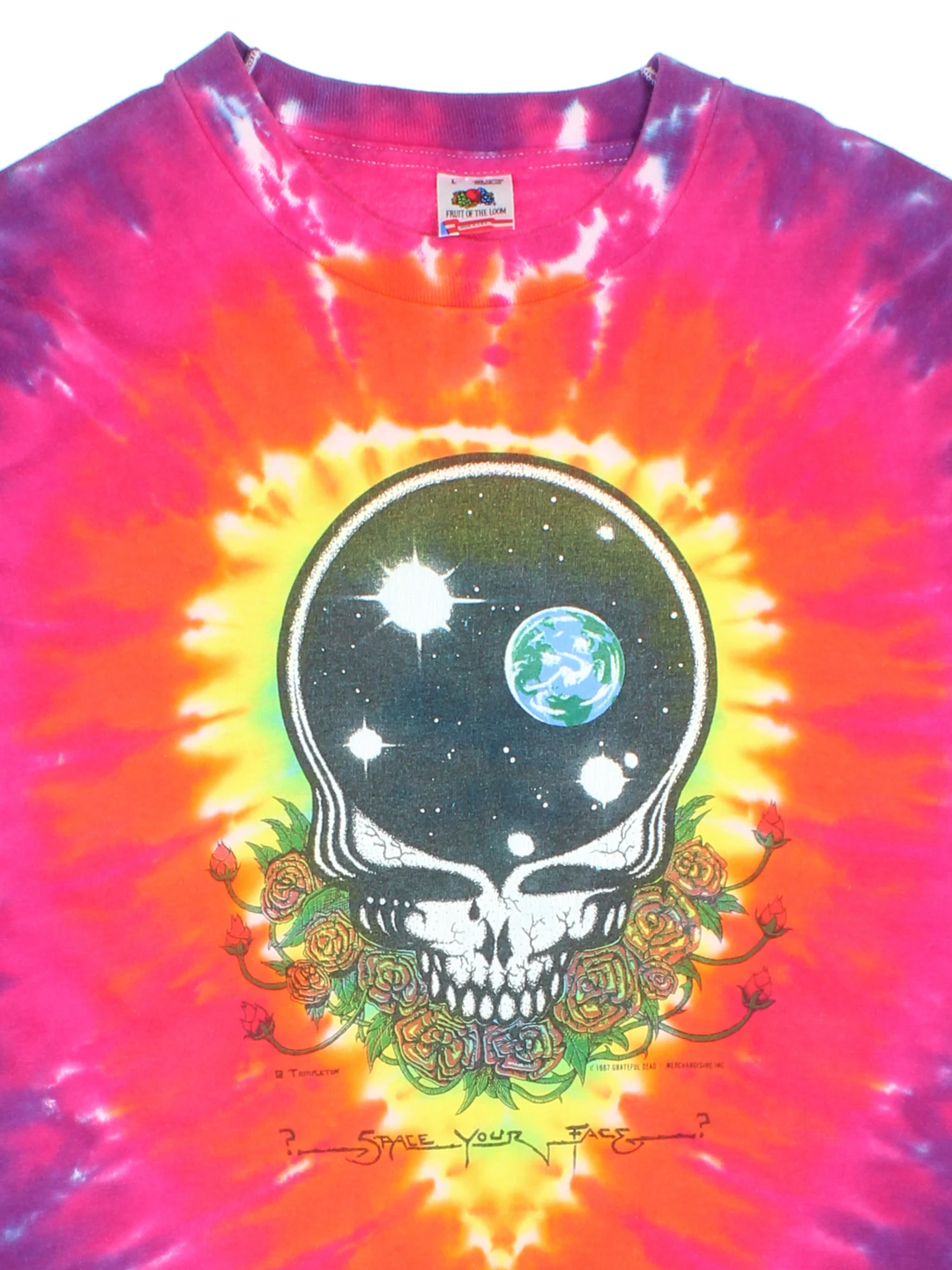 1987 Grateful Dead Space Your Face T Shirt (Size M)