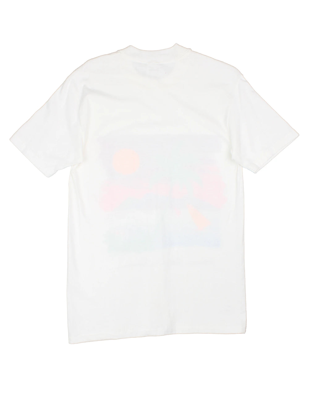 White Maui, Hawaii, Kauai spellout tee with sunset beach design.