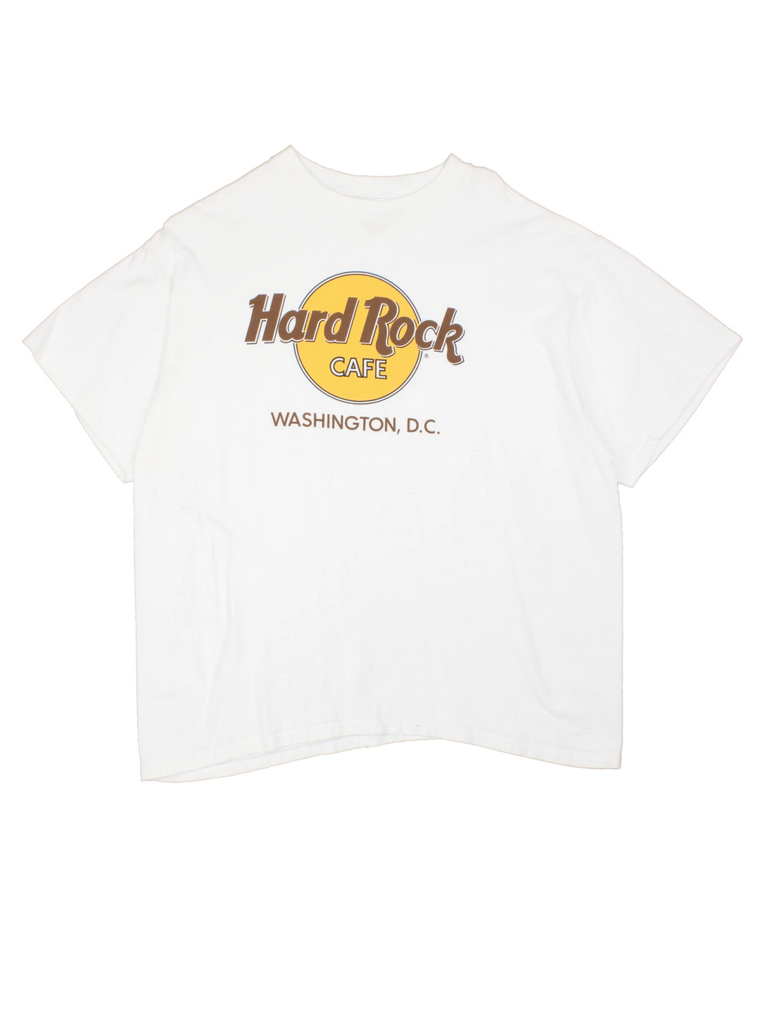 Vintage Hard Rock Cafe Washington D.C white t-shirt spell-out detail on the chest and single stitch sleeves
