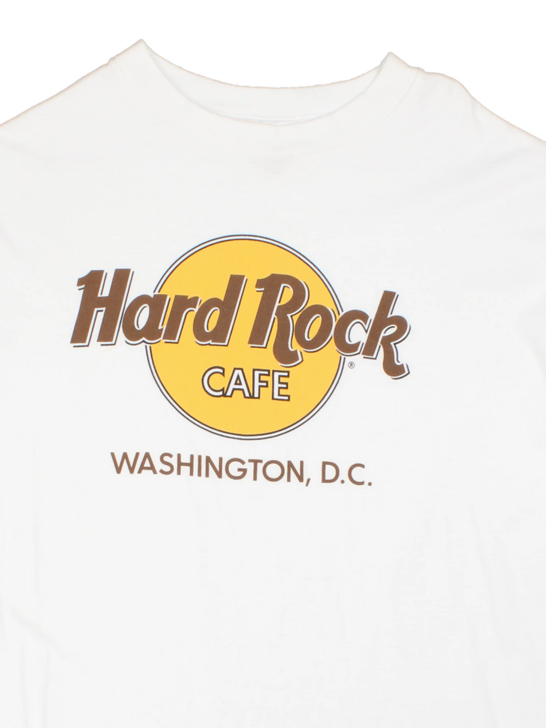 Vintage Hard Rock Cafe Washington D.C white t-shirt spell-out detail on the chest and single stitch sleeves