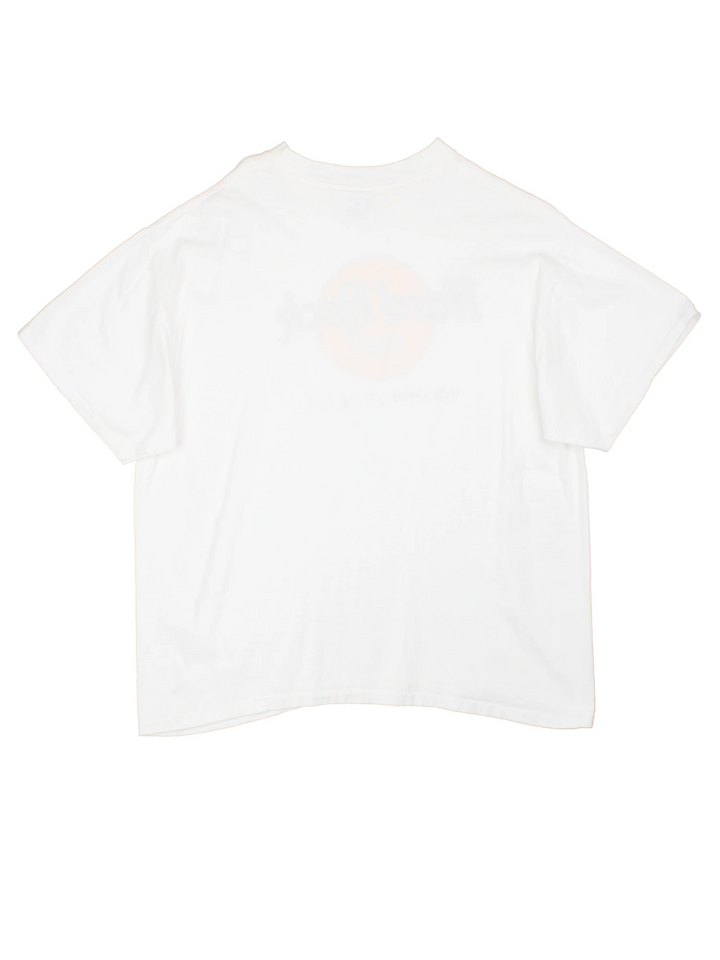 Vintage Hard Rock Cafe Washington D.C white t-shirt spell-out detail on the chest and single stitch sleeves