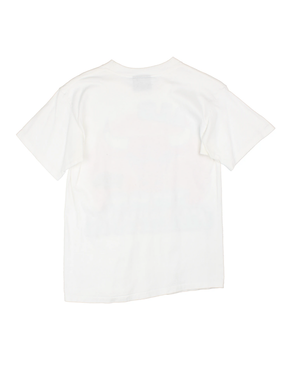 1996 Chicago Bulls NBA Champions T-Shirt in a white colourway with the team logo and spell out printed on the front.