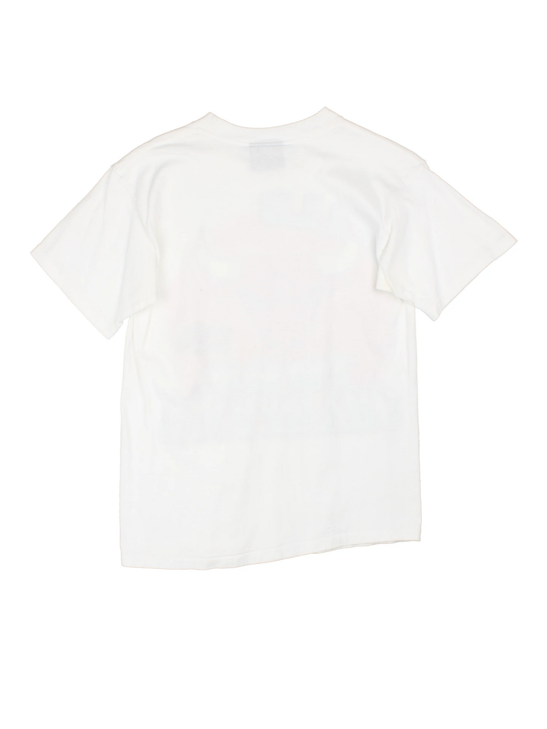 1996 Chicago Bulls NBA Champions T-Shirt in a white colourway with the team logo and spell out printed on the front.