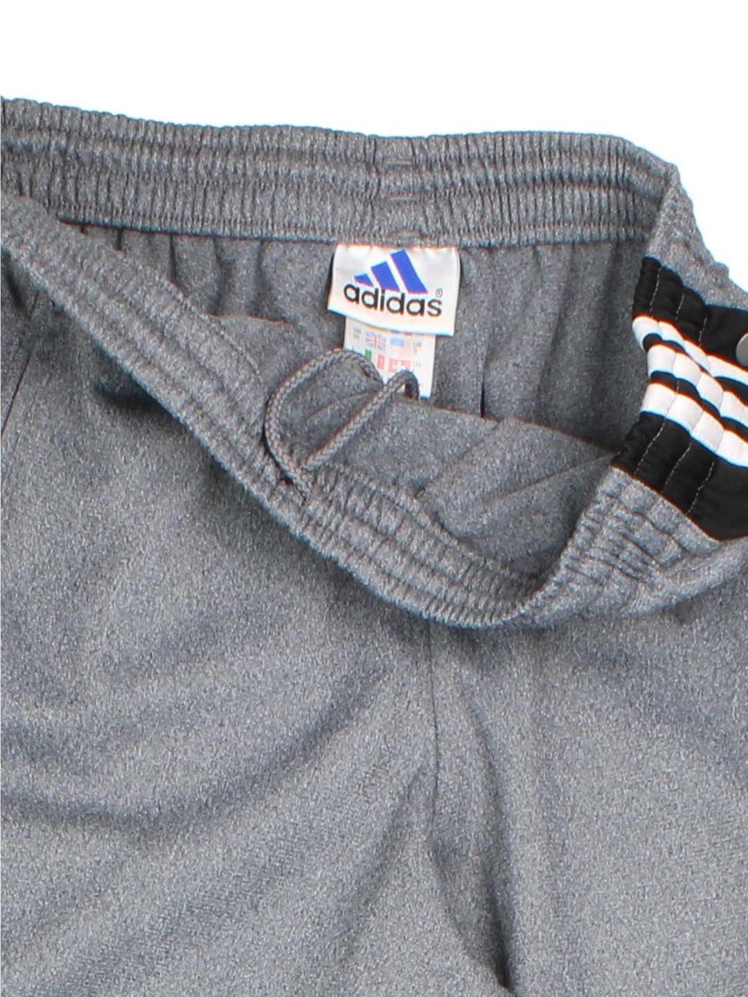 Vintage Adidas Popper Tracksuit Bottoms (Size S)