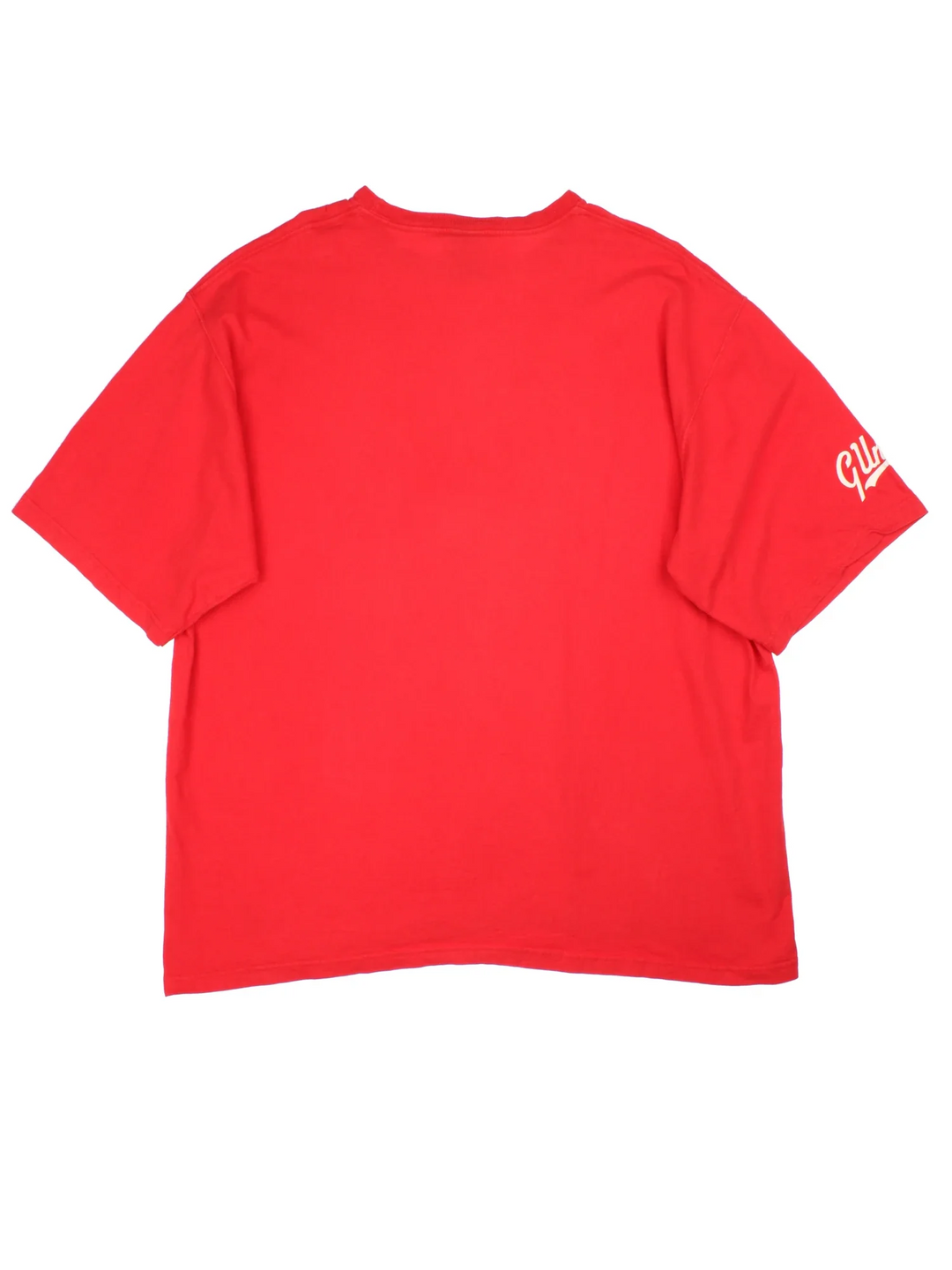 Y2K Ecko 50 Cent G-Unit T-Shirt in a red colourway with the logo and number embroidered on the front.