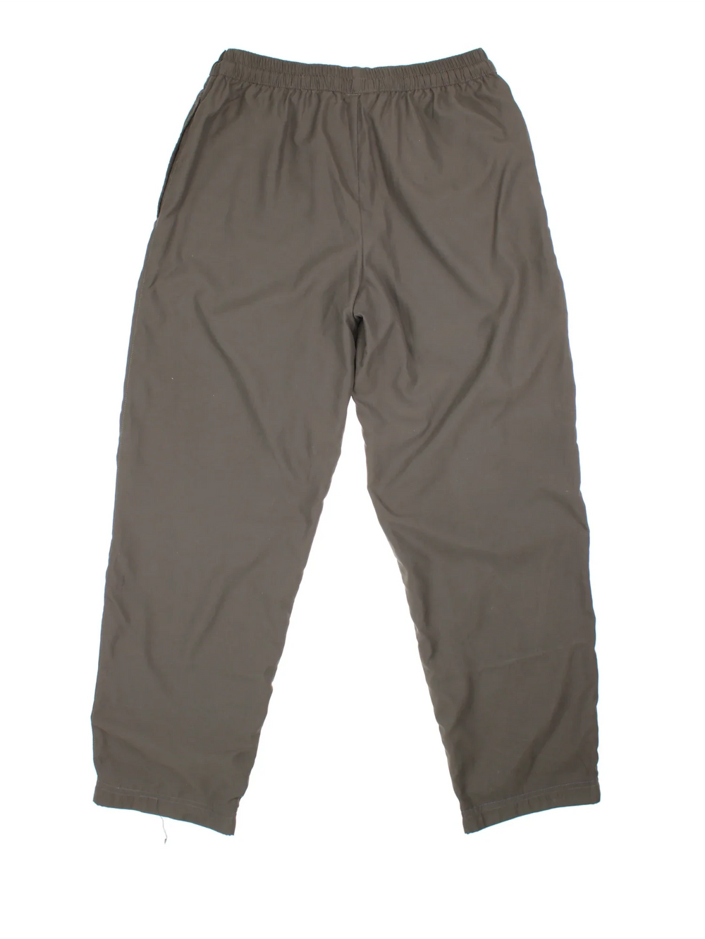 90's Kappa Tracksuit Bottoms in grey colourway. Side pockets, elasticated waist and the logo embroidered on the front.