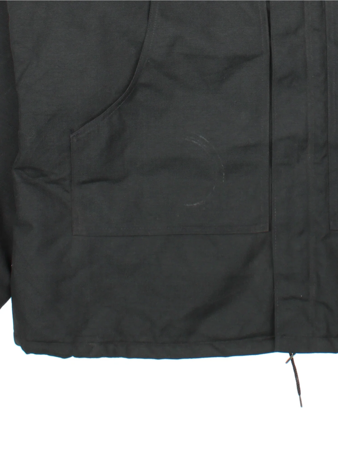 Vintage Carhartt Jacket in a black colourway. Zips up closure and has multiple pockets, insulated with a quilted lining, and has the logos embroidered on the front.