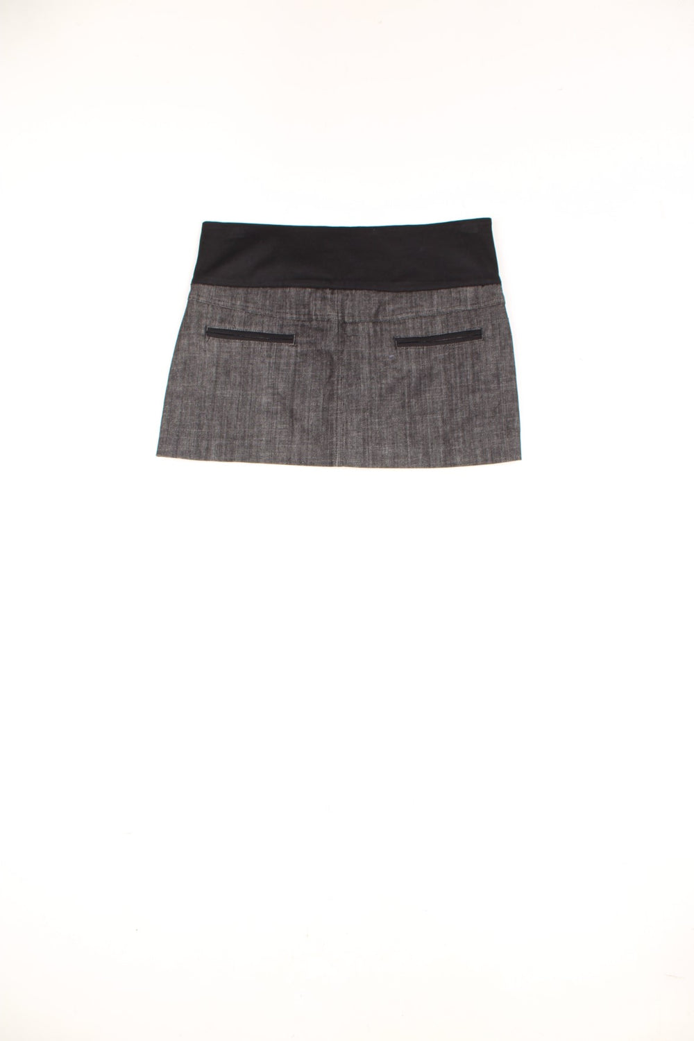 Y2K Pilot low rise mini skirt. Denim mini skirt with silver sequin panel at the front. good condition Size in Label: S/M - Measures like a womens 6 (XS) Our Measurements: Waist: 32 inches Length: 12 inches Please ensure you check all measurements