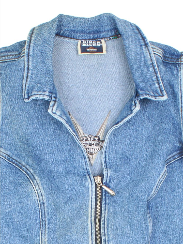 Harley-Davidson Denim Waistcoat (Size XS)