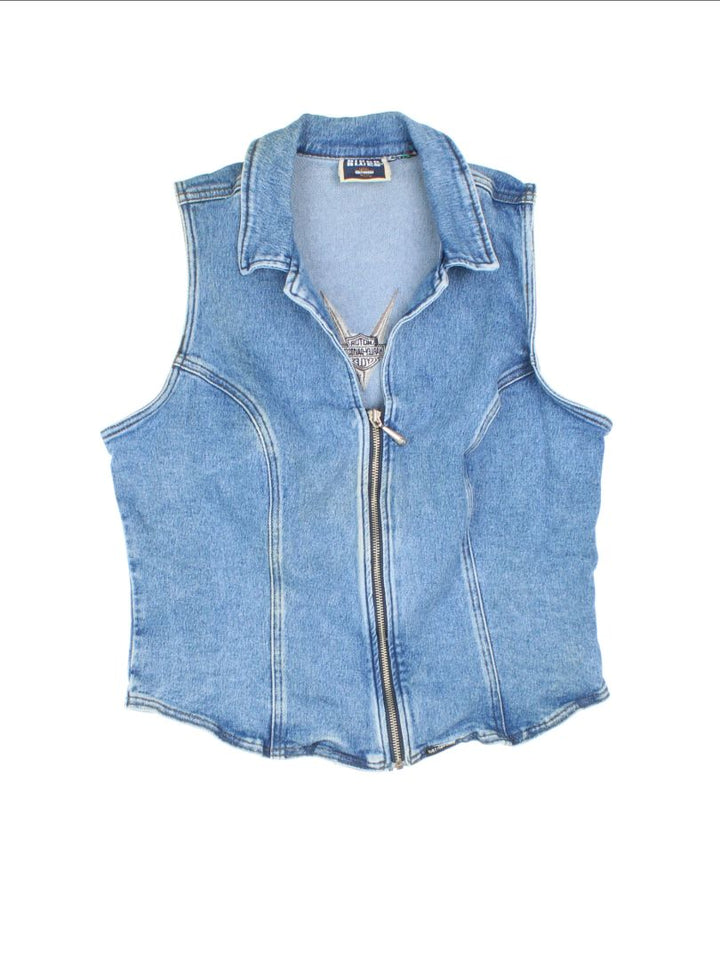 Harley-Davidson Denim Waistcoat (Size XS)
