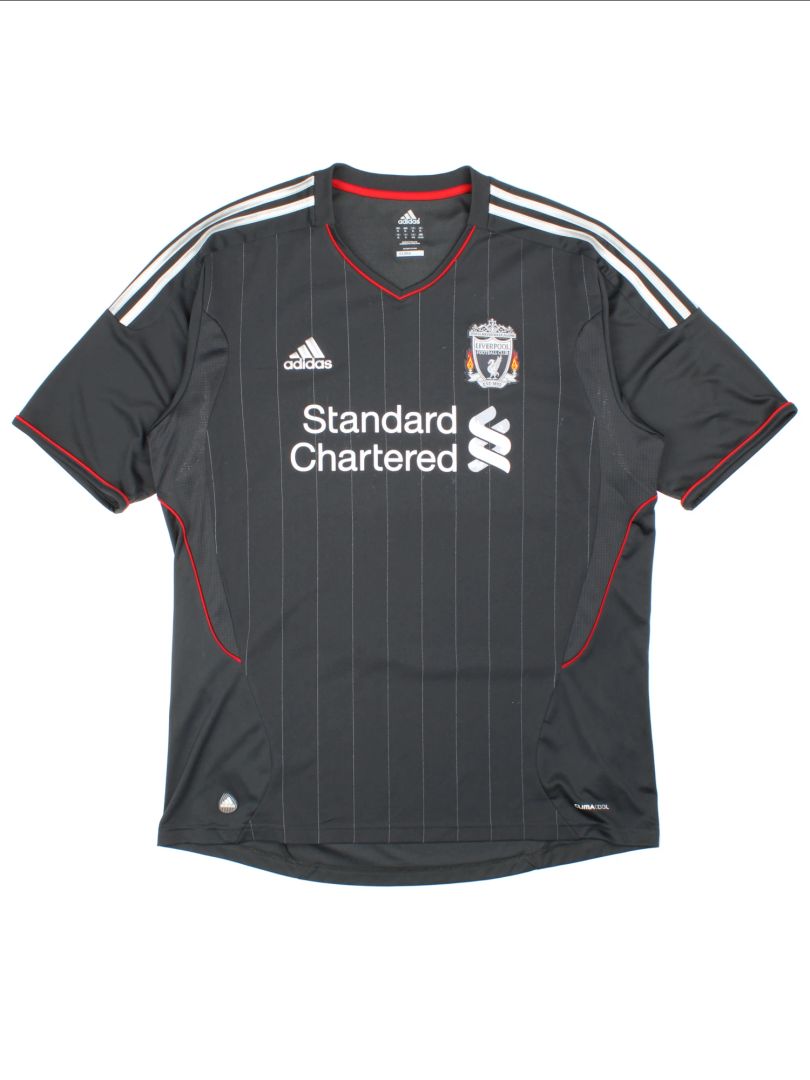 希少 adidas Liverpool FC 2011-12 Away Liverpool 2011-12 Adidas Away Football Shirt (Size XL) – VintageFolk