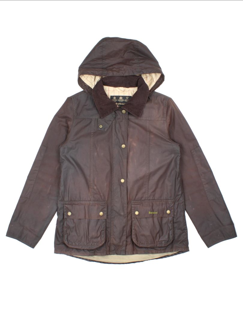 Barbour Beadnell Wax Jacket (Size S) – VintageFolk