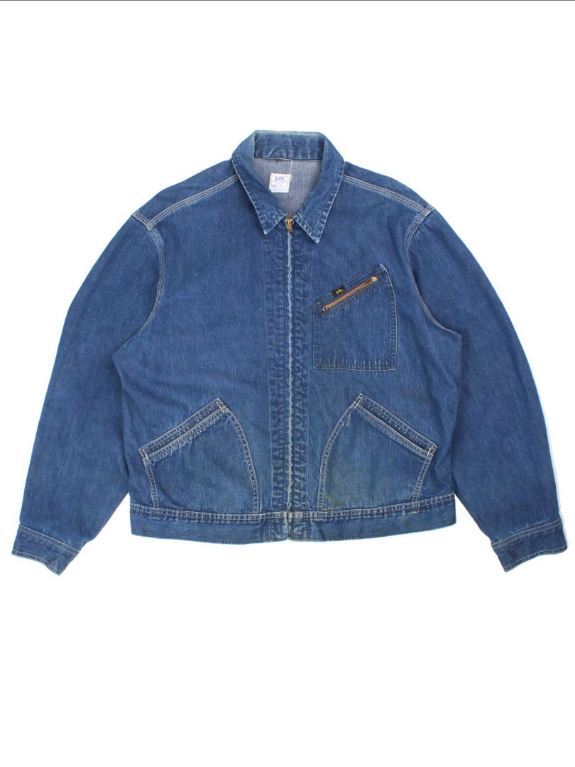 60's-70's Lee 91-B Rider Sanforized Denim Jacket (Size XL