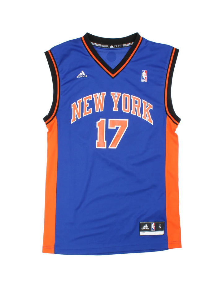 New York Knicks Lin #17 NBA Adidas Jersey (Size S)